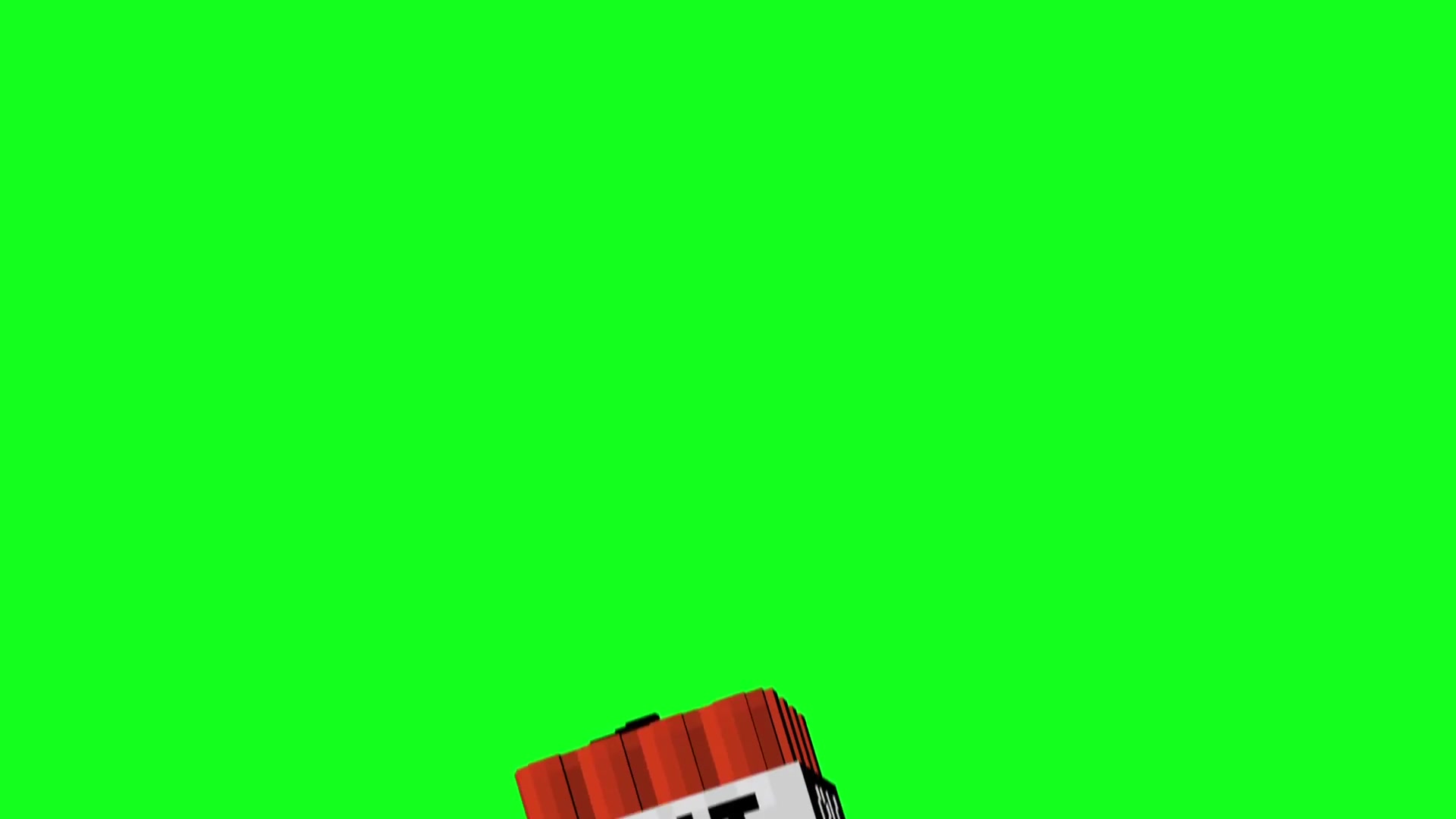麥塊 Minecraft TNT 爆炸 綠幕