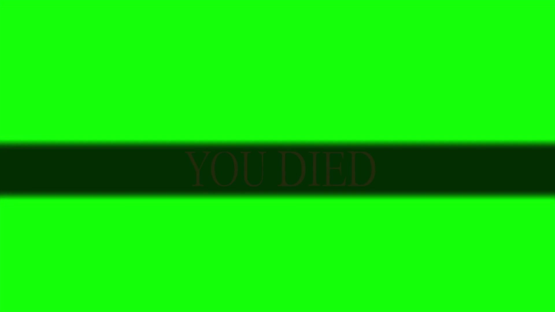 黑暗靈魂 You Died 綠幕