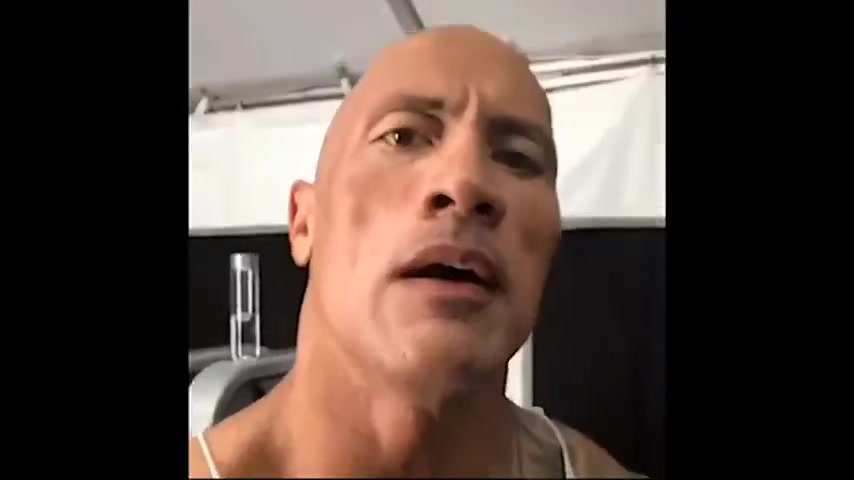 巨石 強森 瞪你