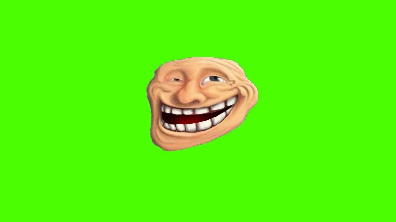 大笑 綠幕